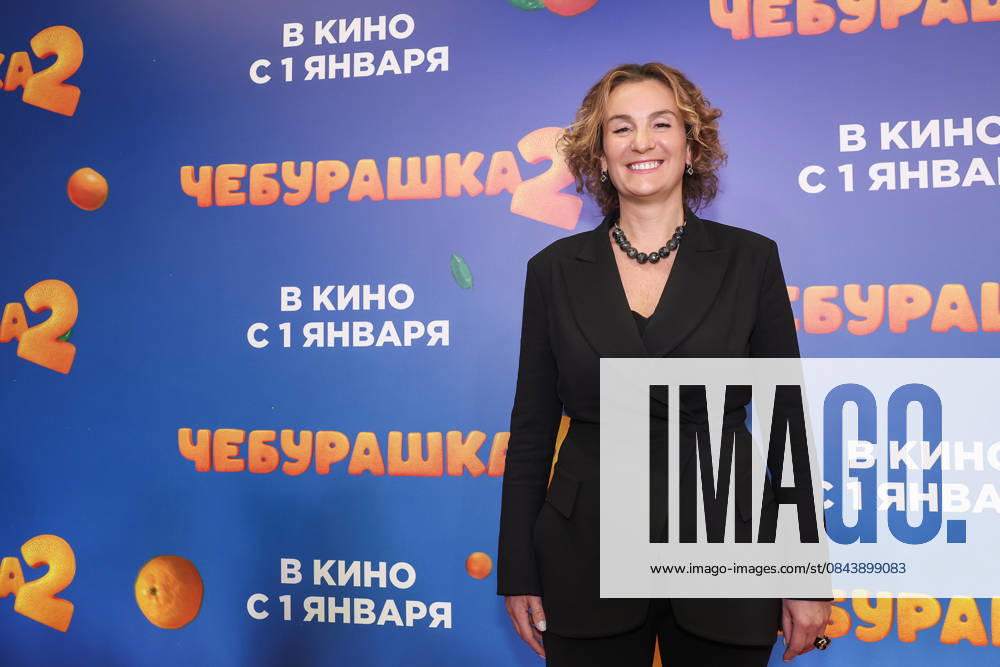 RUSSIA, MOSCOW - DECEMBER 24, 2025: Yuliana Slashcheva, Gorky Film Studio CEO, poses on the red carpet during the premiere of the family comedy Cheburashka 2 by Dmitry Dyachenko at the KARO 11 Oktyabr cinema on Novy Arbat Street (New Arbat Avenue). Valery Sharifulin TASS 86692738