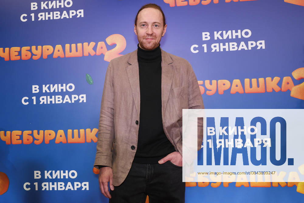RUSSIA, MOSCOW - DECEMBER 24, 2025: Actor Artur Beschastny poses on the red carpet during the premiere of the family comedy Cheburashka 2 by Dmitry Dyachenko at the KARO 11 Oktyabr cinema on Novy Arbat Street (New Arbat Avenue). Valery Sharifulin TASS 86692964