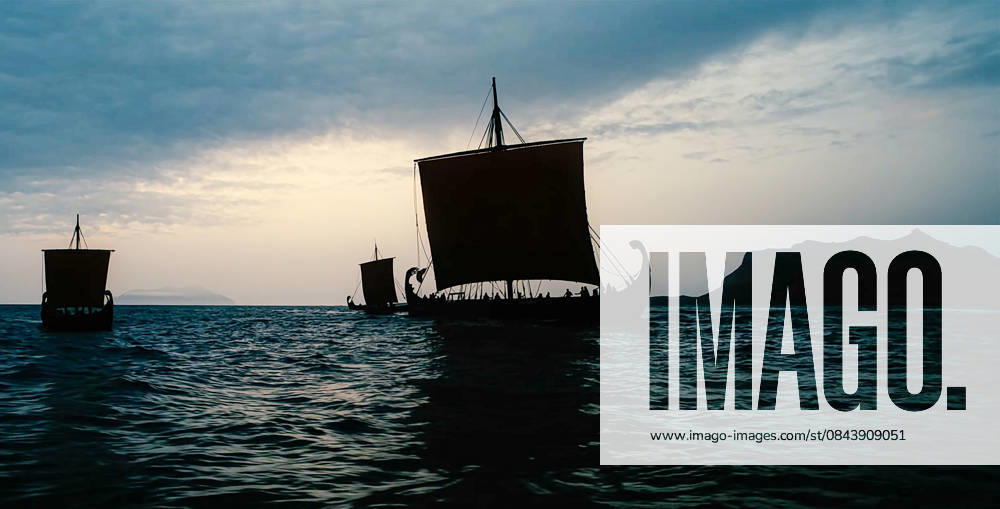 The Odyssey USA. A scene from (C)Universal Pictures new film: The Odyssey (2026). PLOT: After the Trojan War, Odysseus faces a dangerous voyage back to Ithaca, meeting creatures like the Cyclops Polyphemus, Sirens, and Circe along the way. Director: Christopher Nolan LMK110-J11493-231225 Supplied by LMKMEDIA. Editorial Only. Landmark Media is not the copyright owner of these Film or TV stills but provides a service only for recognised Media outlets.