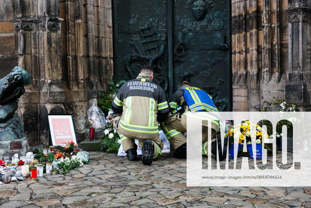 The fire department came to the memorial site in front of St. Johns Church and laid flowers Commemorative event in Magdeburg Saxony-Anhalt, churches and the state capital invite you to a memorial service in St. Johns Church on December 20 The ecumenical service begins at 11 a.m. The attack on the Magdeburg Christmas market marks the first