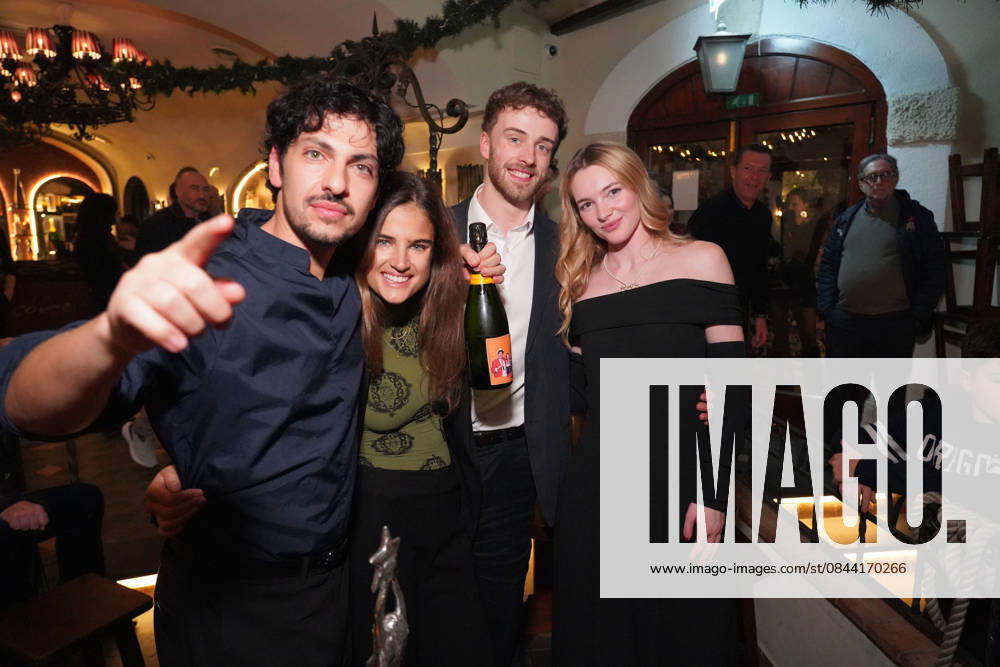 Capri Hollywood Awards at the Anema e Core tavern, Alanah Bloor, Martina Ferragamo with her boyfriends Fred Topping and Simone Coppo