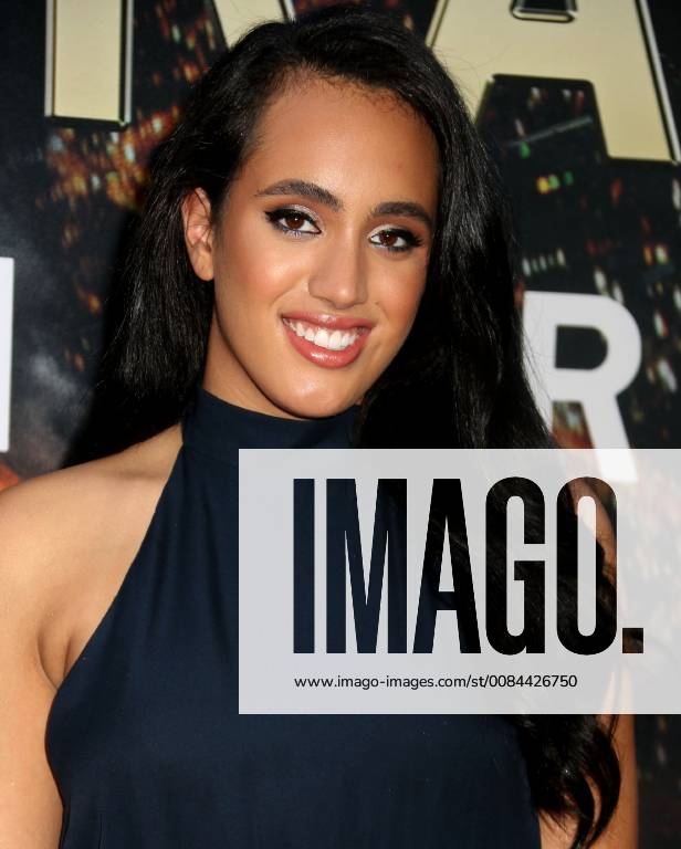 New York City, New York, U.S. - SIMONE GARCIA JOHNSON attends the New York premiere of Skyscraper held at AMC Loews Lincoln Square. New York City U.S. - ZUMAk03_ 20180710_zaf_k03_096