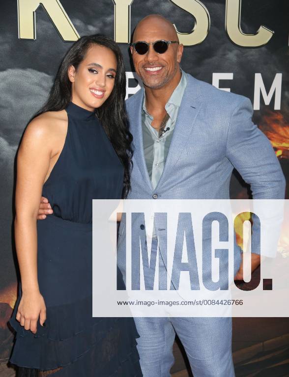 New York City, New York, U.S. - SIMONE GARCIA JOHNSON and her father, actor DWAYNE JOHNSON also known as THE ROCK attend the New York premiere of Skyscraper held at AMC Loews Lincoln Square. New York City U.S. - ZUMAk03_ 20180710_zaf_k03_103