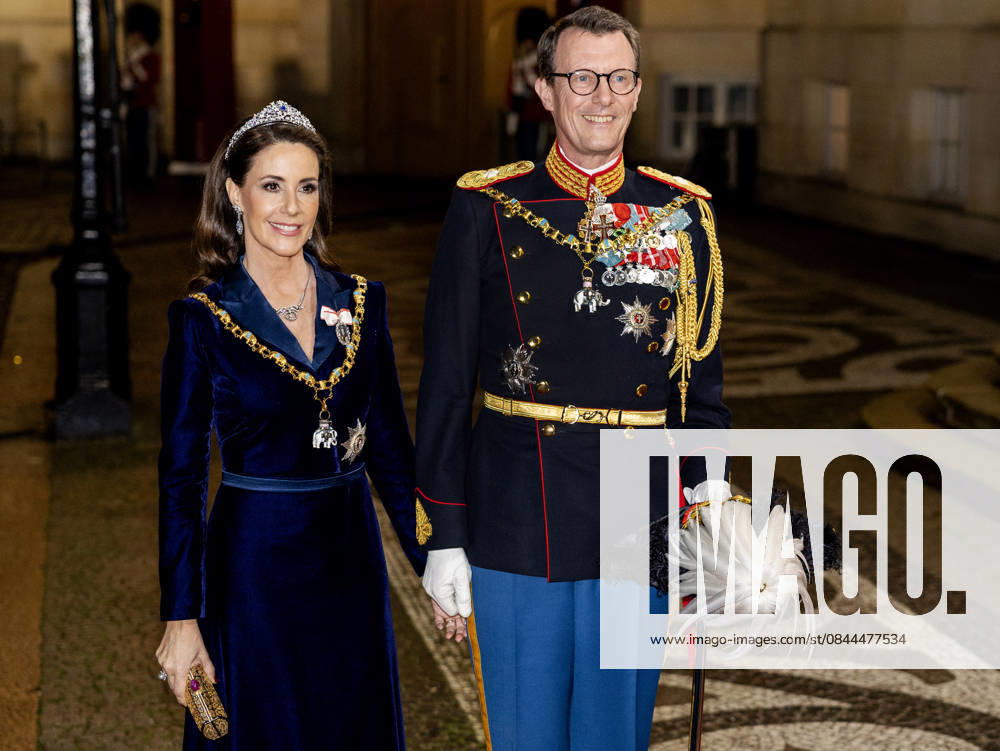 Amalienborg Princess Marie and Prince Joachim arrive for the New Years reception at Christian palace in Copenhagen, Denmark. Â
