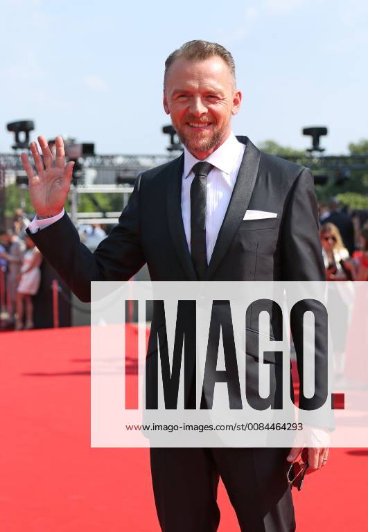 Simon Pegg attends the world premiere of the film Mission: Impossible - Fallout in Paris on July 12, 2018. PAR20180712001 DAVIDxSILPA