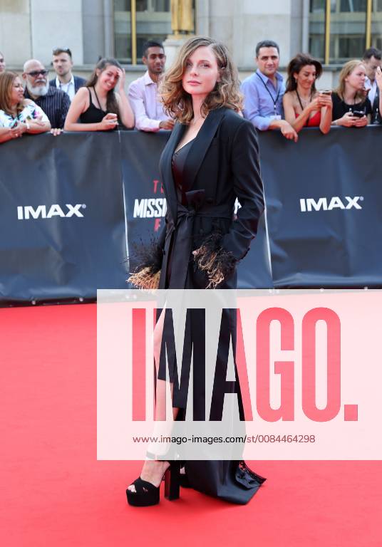 Rebecca Ferguson attends the world premiere of the film Mission: Impossible - Fallout in Paris on July 12, 2018. PAR20180712006 DAVIDxSILPA