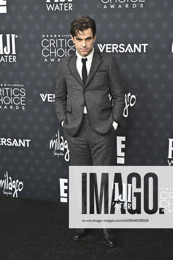 Patrick Ball at the 31 Critics Choice Awards 2026 at the Barker Hangar Santa Monica, 04 01 2026 Foto:xD.xStarbuckx xFuturexImagex critics_choice_6145