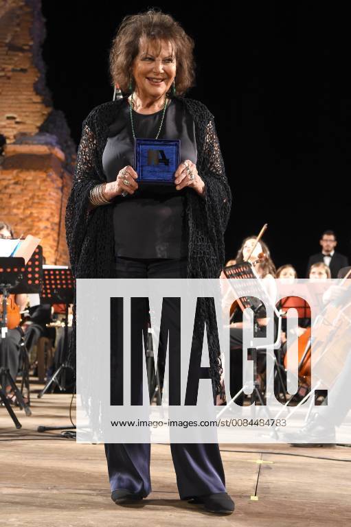 Taormina: Cinematographic Nations Award Evening. In the photo: Claudia Cardinale
