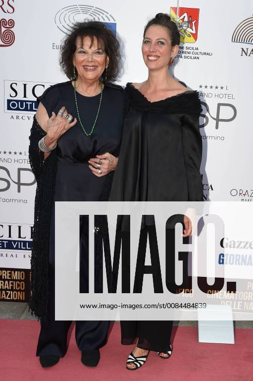 Taormina: Cinematographic Nations Award Evening. In the photo: Claudia Cardinale with her daughter Claudia Squitieri