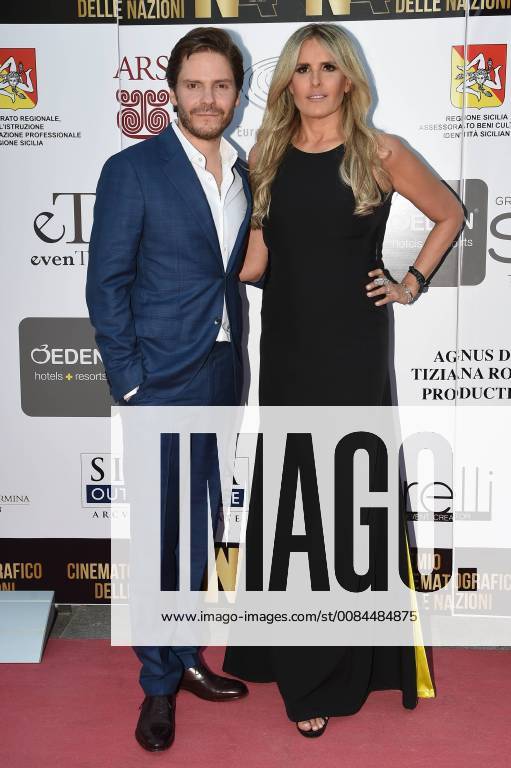 Taormina: Cinematic Nations Award Evening. Photo: Tiziana Rocca with Daniel Bruhl