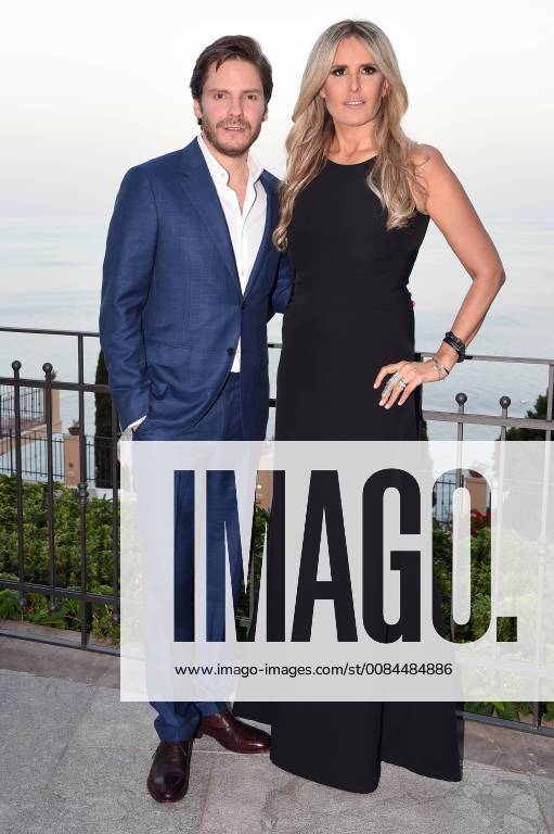 Taormina: Cinematic Nations Award Evening. Photo: Tiziana Rocca with Daniel Bruhl