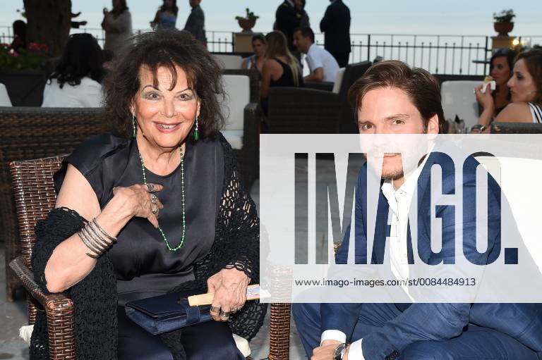 Taormina: Cinematographic Nations Award Evening. In the photo: Claudia Cardinale and Daniel Bruhl