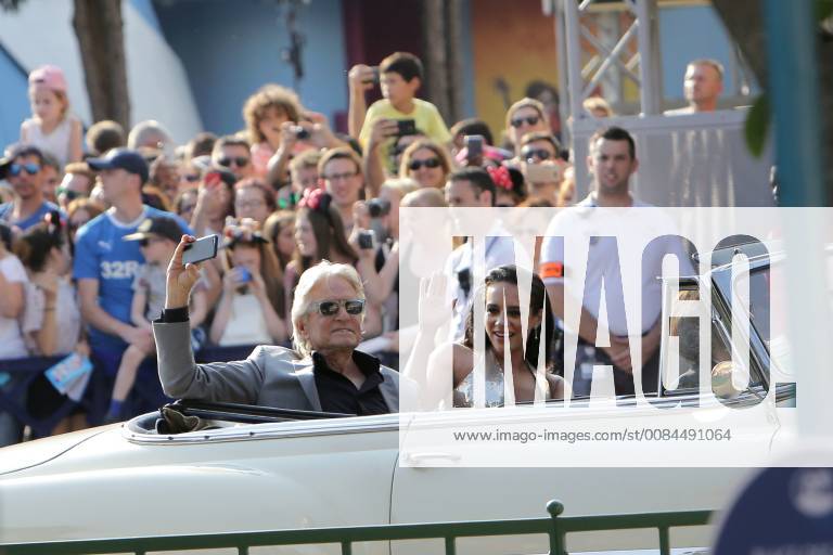 Avant-premiere europeenne de Ant-Man Guepe au Studio Theater de Disneyland Paris.Michael Douglas et Hannah John-Kamen. 228502 2018-07-14 Marne la Vallee France