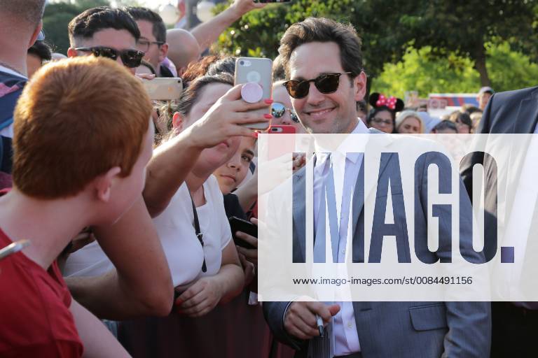 Avant-premiere europeenne de Ant-Man Guepe au Studio Theater de Disneyland Paris.Paul Rudd. 228502 2018-07-14 Marne la Vallee France