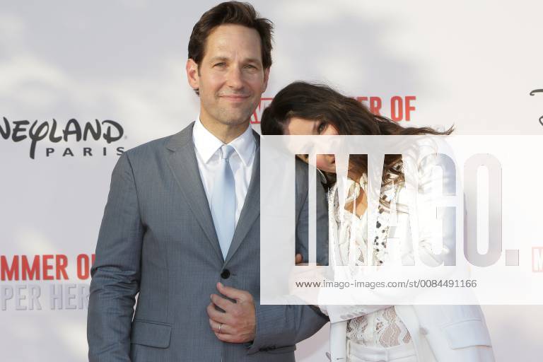 Avant-premiere europeenne de Ant-Man Guepe au Studio Theater de Disneyland Paris.Paul Rudd et EvangelineLilly. 228502 2018-07-14 Marne la Vallee France