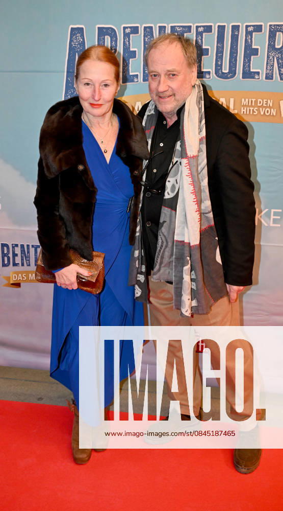 Harold Faltermeyer with Eherau Birgitt Premiere ABENTEUERLAND The musical with the hits of PUR at the Deutsches Theater Muenchen