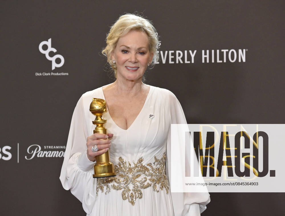 Jean Smart appears backstage after winning the award for Best Performance by a Female Actor in a Television Series Musical or Comedy award for Hacks during the 83rd annual Golden Globe Awards at the Beverly Hilton in Beverly Hills, California on Sunday, January 11, 2026. LAP20260111208 JIMxRUYMEN
