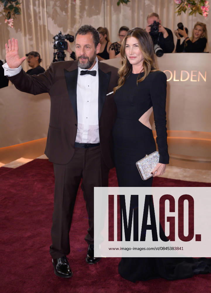 Golden Globe Awards 2026 - Los Angeles, USA LOS ANGELES, USA. January 11, 2026: Adam Sandler & Jackie Sandler at the 83rd Golden Globe Awards at the Beverly Hilton Hotel. Los Angeles CA USA