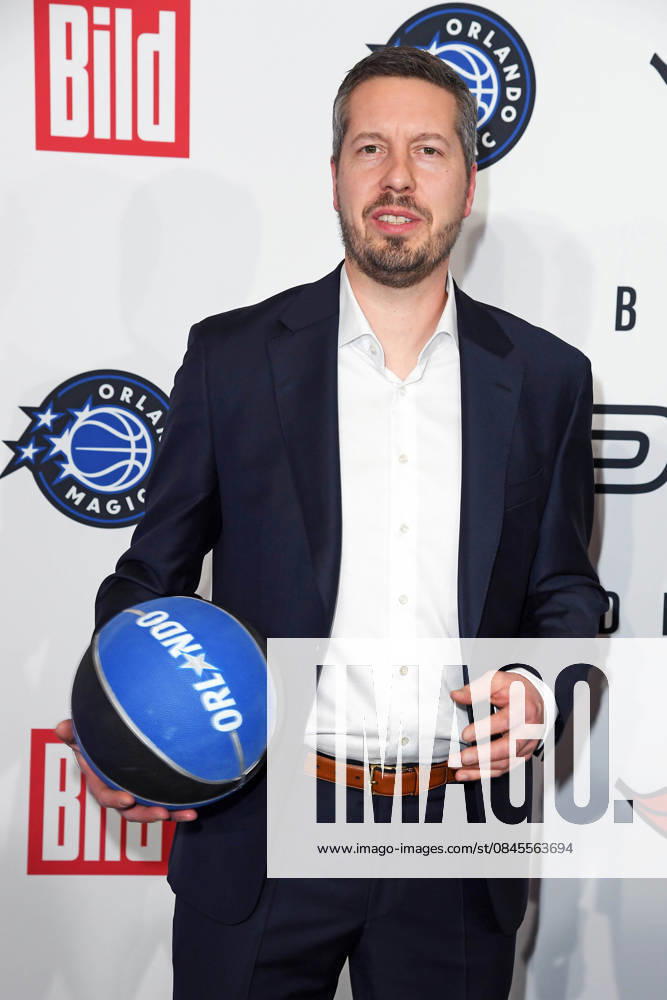 Philipp Schmidt Amazon Web Services AWS on arrival at the NBA TIP OFF DINNER at the Axel Springer Tower in Berlin on 14 01 2026