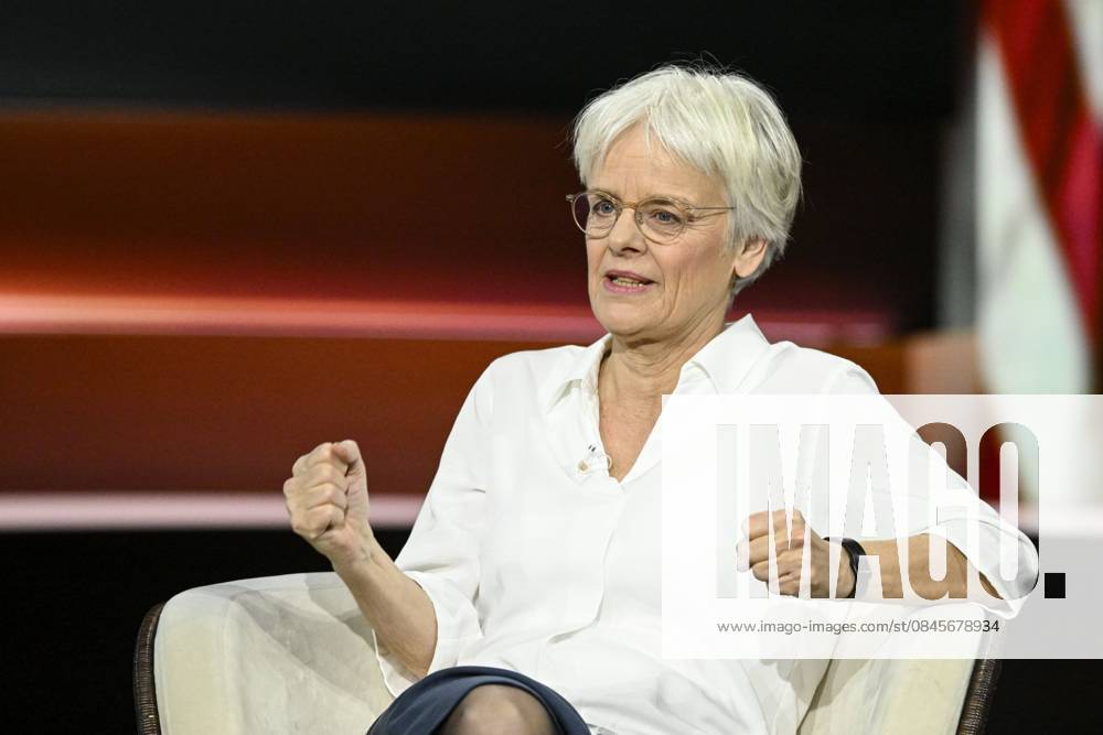 Ulrike Herrmann journalist 01 26 her Ulrike Herrmann on January 14, 2026 in Markus Lanz , ZDF TV television talk show talk show Germany german german woman journalism author taz tageszeitung economic expert business journalist german female journalist journalism cross half sitting talking gesticulating