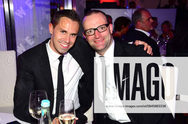 Daniel Funke and Jens Spahn at BMW Golf Cup International Charity Gala in aid of Tribute to Bambi foundation at BMW Kurfuerstendamm., Berlin, Germany WENN.com 11012500