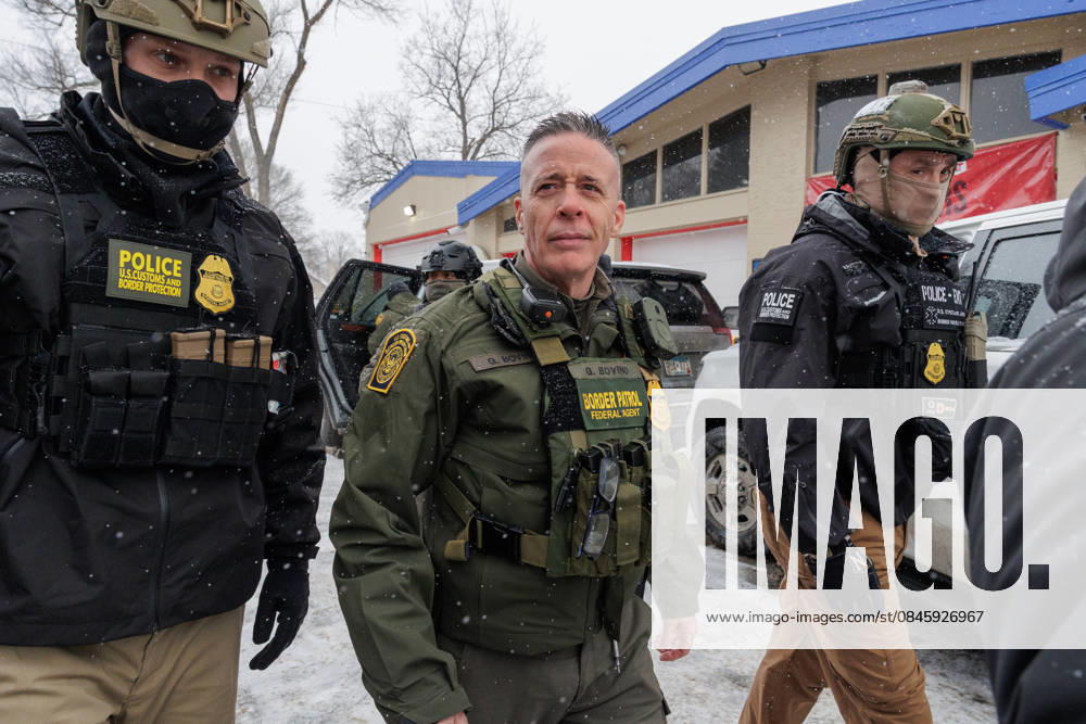 Border Patrol operating in Minneapolis MINNEAPOLIS, UNITED STATES - JANUARY 21: US Customs and Border Patrol Commander Gregory Bovino in a gas station parking lot in Minneapolis, Minnesota on January 21, 2026 Madison Thorn Anadolu Minneapolis United States. Editorial use only. Please get in touch for any other usage.