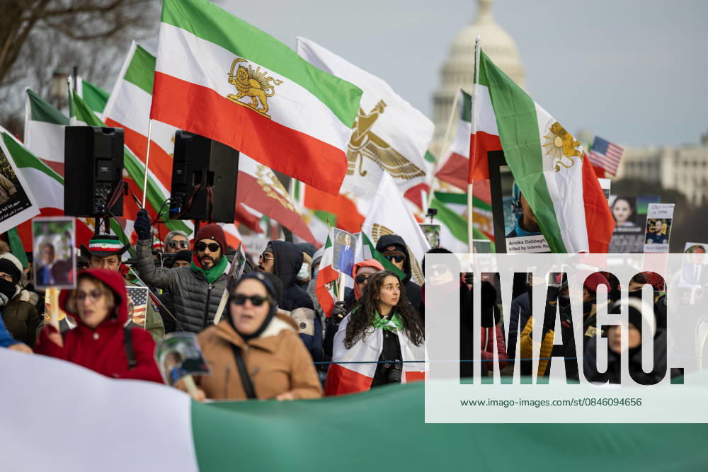 Hundreds of Iranians gathered in front of the U.S. Capitol building in Washington, D.C., on Saturday, January 24, to protest against the Islamic Republic and the killing of thousands of Iranians inside the country. The demonstrators chanted pro-Pahlavi and antiÃ¢â‚¬Islamic Republic slogans and called for regime change in Iran, and then marched toward the Washington Monument. Washington USA - ZUMAkh2_ 20260124_znp_kh2_016
