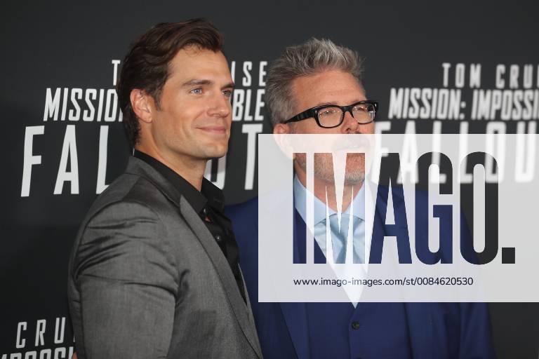 WASHINGTON, DC - JULY 22: Henry Cavill and Christopher McQuarrie at the U.S. Premiere of Mission Impossible: Fallout at the Smithsonian National Air and Space Museum in Washington, D.C. on July 22, 2018.