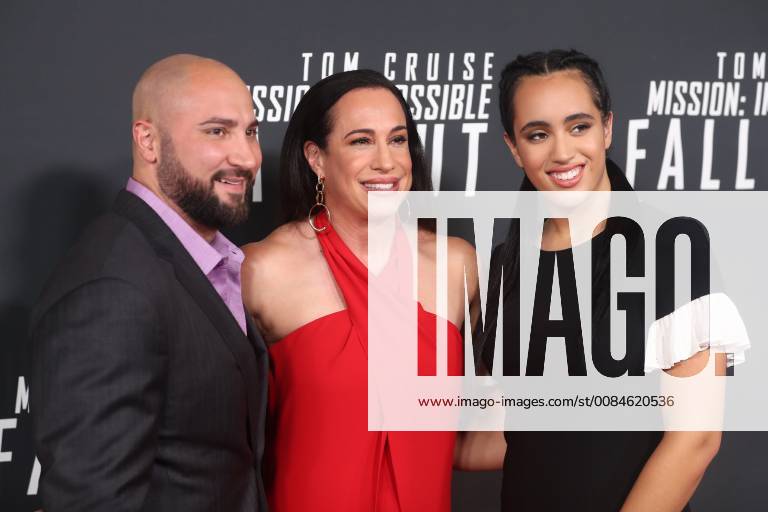 WASHINGTON, DC - JULY 22: Dave Rienzi, Dany Garcia and Simone Alexandra Johnson at the U.S. Premiere of Mission Impossible: Fallout at the Smithsonian National Air and Space Museum in Washington, D.C. on July 22, 2018.