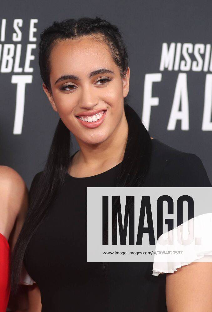 WASHINGTON, DC - JULY 22: Simone Alexandra Johnson at the U.S. Premiere of Mission Impossible: Fallout at the Smithsonian National Air and Space Museum in Washington, D.C. on July 22, 2018.