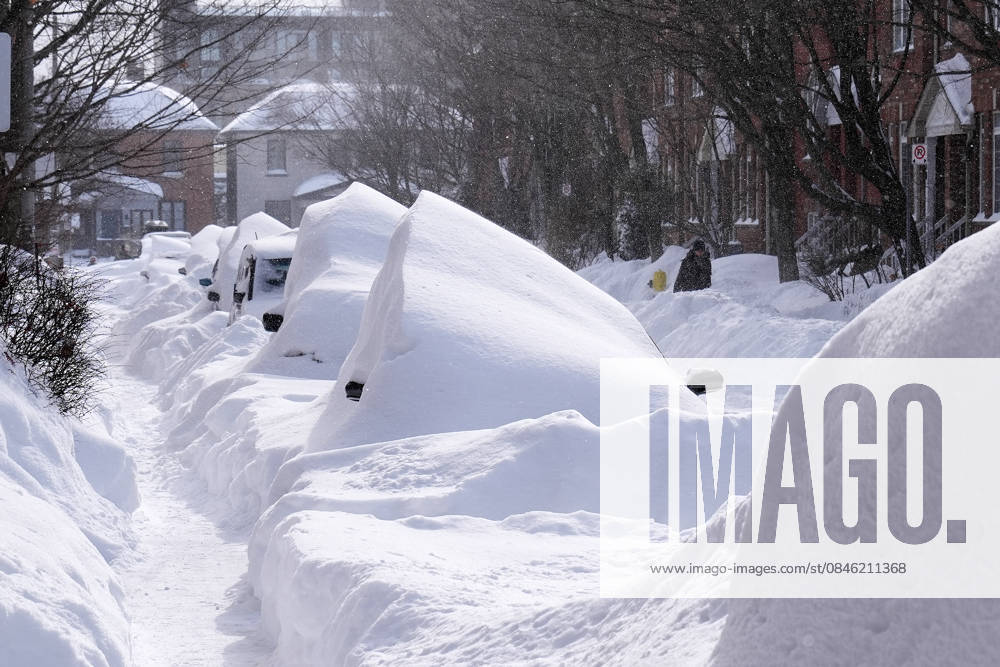Aftermath of the Snowstorm in Toronto TORONTO, CANADA - JANUARY 26 : Parked cars are buried in snow after a heavy snowfall in Toronto, Ontario, Canada on January 26, 2026. Mert Alper Dervis Anadolu Ontario Canada. Editorial use only. Please get in touch for any other usage.