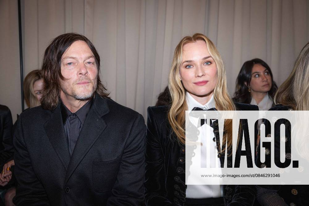 PFW - Giorgio Armani Prive Front Row Norman Reedus and Diane Kruger attending the Giorgio Armani Prive Haute Couture Week Spring Summer 2026 show as part of Paris Fashion Week on January 27, 2026 in Paris, France. Photo by Alexis Jumeau ABACAPRESS.COM Paris France
