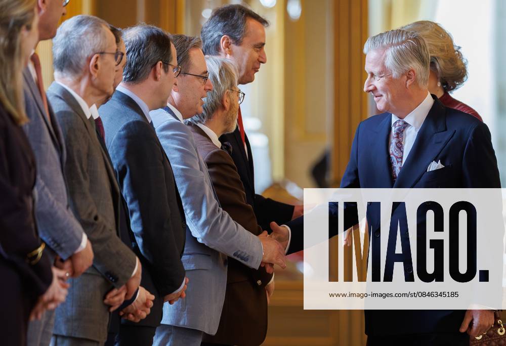 Prime Minister Bart De Wever and King Philippe - Filip of Belgium pictured prior to a New Year s reception organized by the Royal Family for the Belgian Authorities, at the Royal Palace in Brussels, Wednesday 28 January 2026. BENOITxDOPPAGNE 159262255