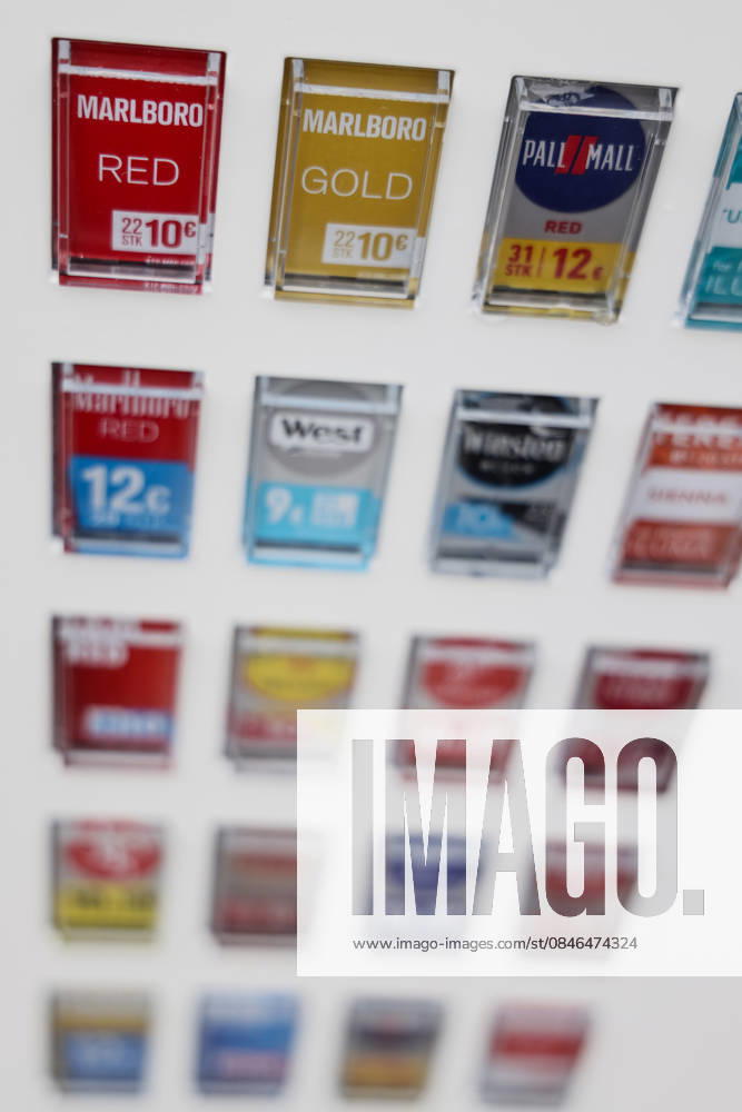 Smoking The illuminated selection buttons of various cigarette brands on a vending machine, taken on 25 01 2026 Europe has one of the highest rates of tobacco consumption in the world, which is why the European Union is increasingly focusing on tax increases and far-reaching advertising bans with the aim of achieving a tobacco-free generation by 2040