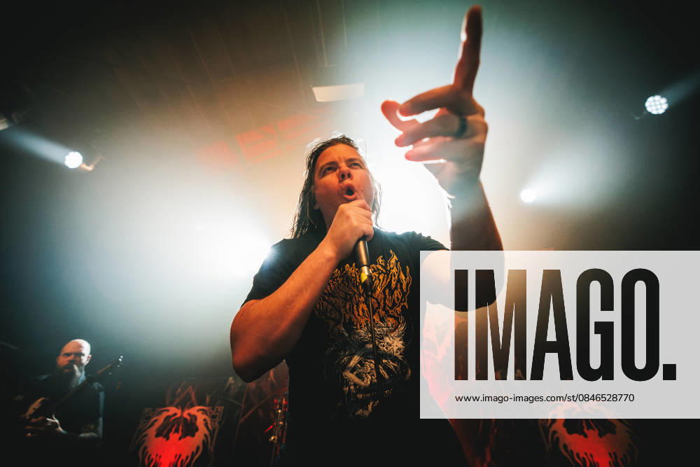 Cryptopsy live in Copenhagen, Denmark Copenhagen, Denmark. 30th, January 2026. The Canadian death and thrash metal band Cryptopsy performs a live concert at Pumpehuset in Copenhagen. Here vocalist Matt McGachy is seen live on stage. Denmark, Copenhagen