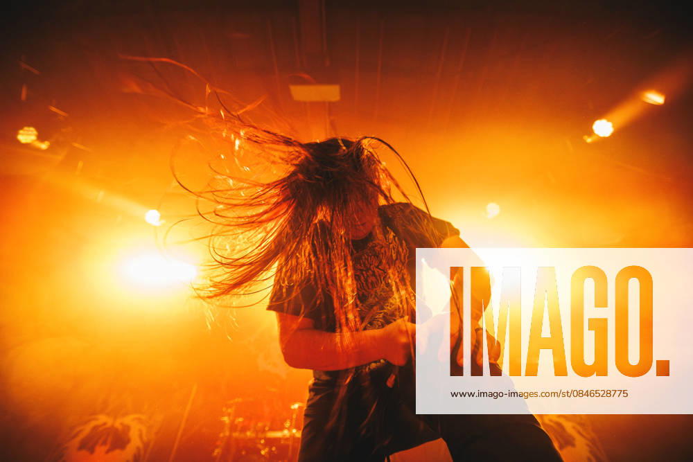 Cryptopsy live in Copenhagen, Denmark Copenhagen, Denmark. 30th, January 2026. The Canadian death and thrash metal band Cryptopsy performs a live concert at Pumpehuset in Copenhagen. Here vocalist Matt McGachy is seen live on stage. Denmark, Copenhagen