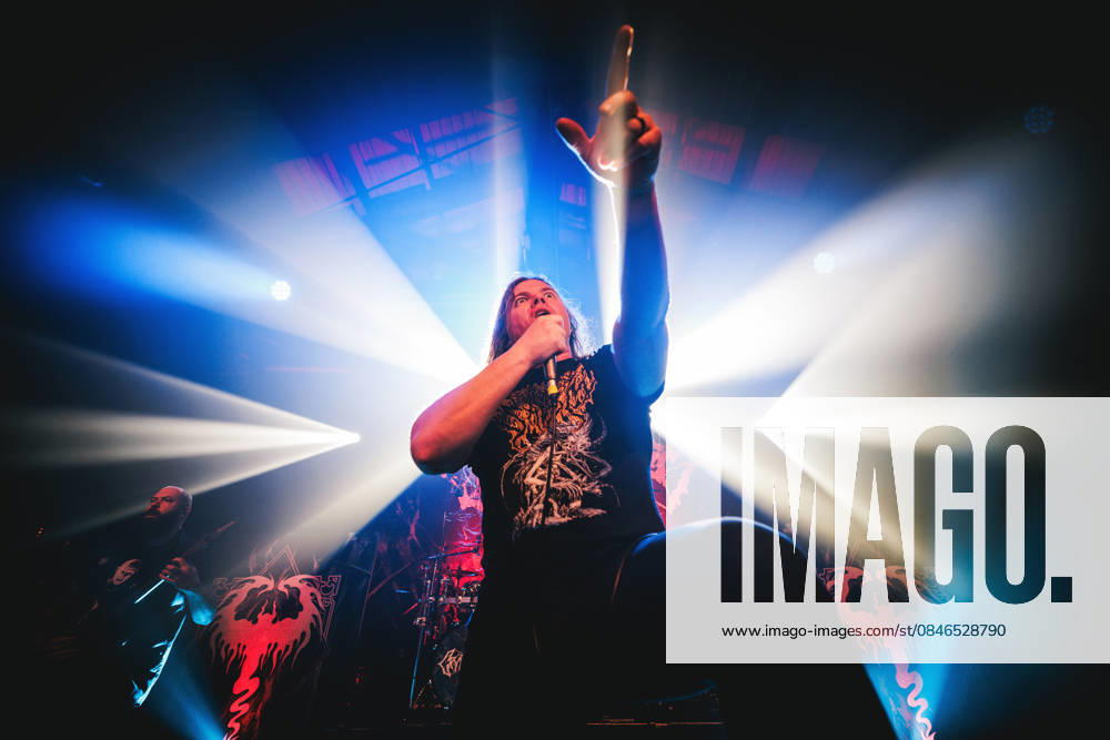 Cryptopsy live in Copenhagen, Denmark Copenhagen, Denmark. 30th, January 2026. The Canadian death and thrash metal band Cryptopsy performs a live concert at Pumpehuset in Copenhagen. Here vocalist Matt McGachy is seen live on stage. Denmark, Copenhagen