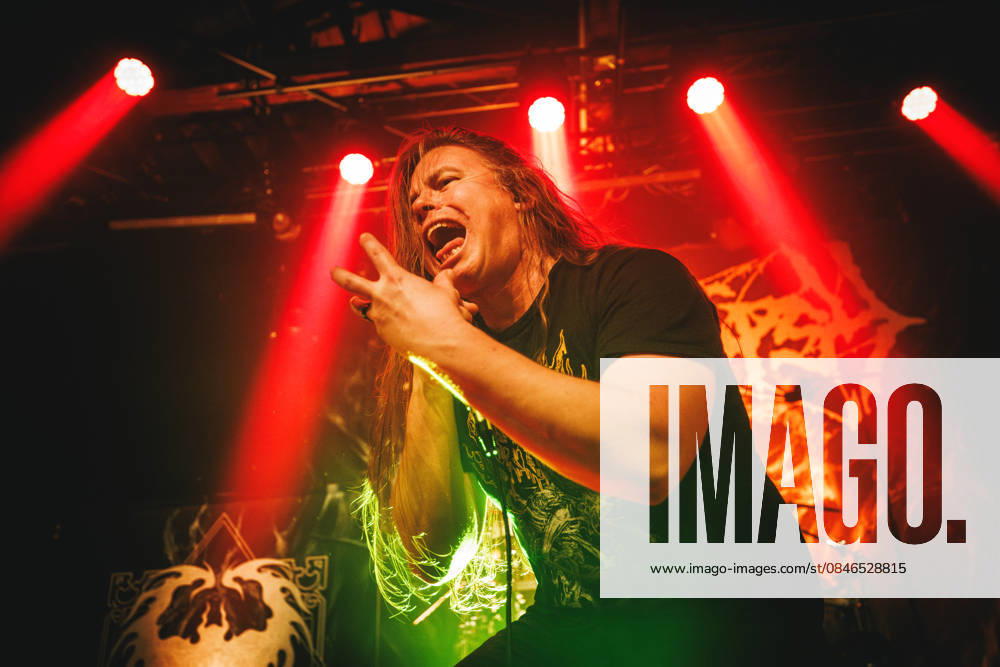 Cryptopsy live in Copenhagen, Denmark Copenhagen, Denmark. 30th, January 2026. The Canadian death and thrash metal band Cryptopsy performs a live concert at Pumpehuset in Copenhagen. Here vocalist Matt McGachy is seen live on stage. Denmark, Copenhagen