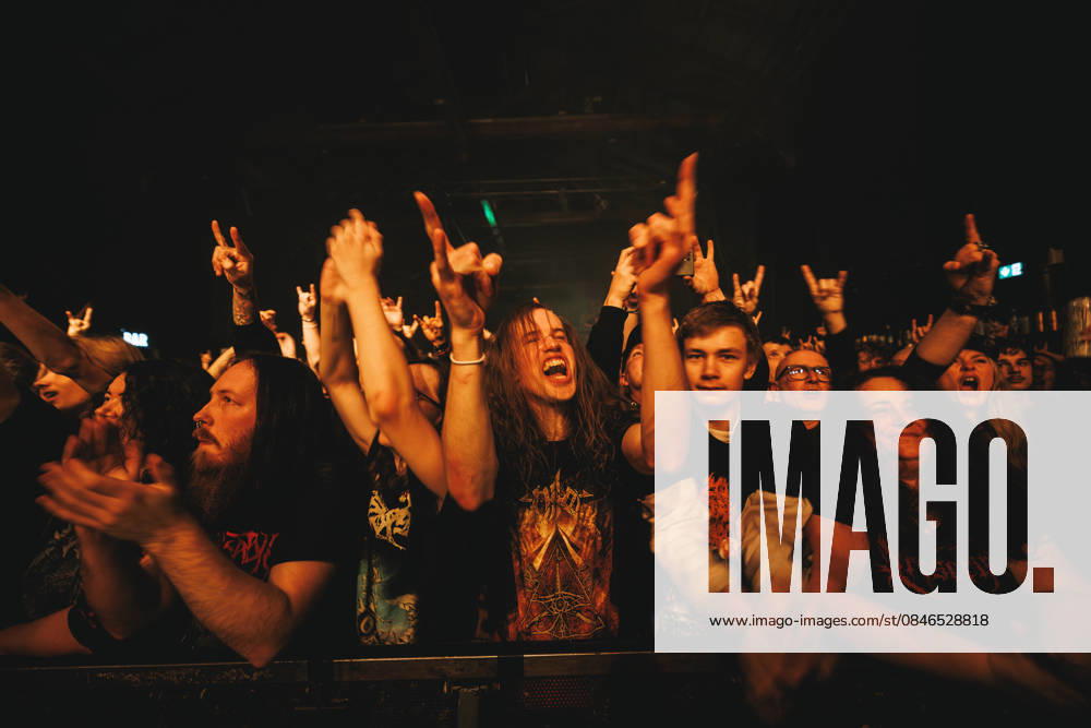 Cryptopsy live in Copenhagen, Denmark Copenhagen, Denmark. 30th, January 2026. Concert goers seen at a live concert with the Canadian death and thrash metal band Cryptopsy at Pumpehuset in Copenhagen. Denmark, Copenhagen