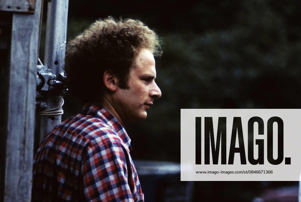 Art Garfunkel backstage before a show in New York City s Central Park circa 1969