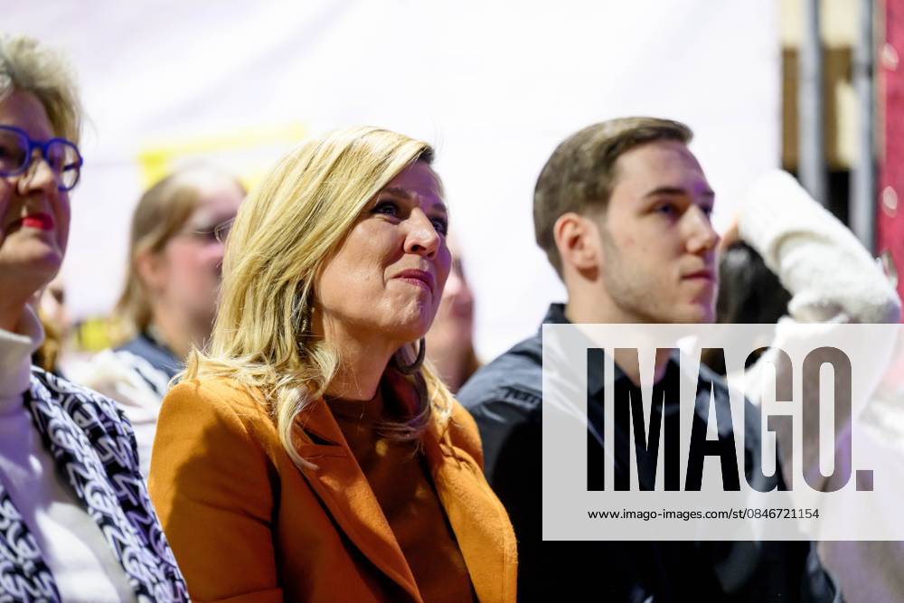 Tilburg, The Netherlands, 2026-02-03 13:59:59 TILBURG, February 14, 2026, Mind Us. Queen Maxima, honorary chair of the MIND Us Foundation, visits the municipality of Tilburg as part of the MIND Us Leading Locals network. Tilburg is one of eleven leading municipalities participating in the network. PHOTO: NLBeeld Patrick van Emst Credit: NL Beeld Patrick van Emst