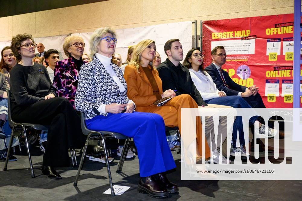 Tilburg, The Netherlands, 2026-02-03 14:00:49 TILBURG, February 14, 2026, Mind Us. Queen Maxima, honorary chair of the MIND Us Foundation, visits the municipality of Tilburg as part of the MIND Us Leading Locals network. Tilburg is one of eleven leading municipalities participating in the network. PHOTO: NLBeeld Patrick van Emst Credit: NL Beeld Patrick van Emst