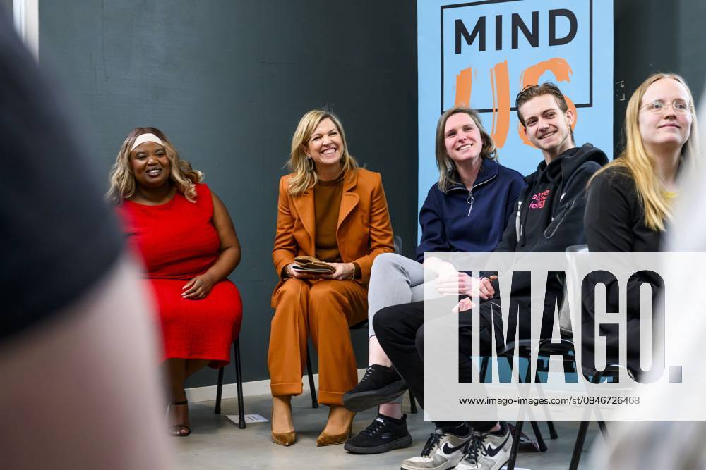 Tilburg, The Netherlands, 2026-02-03 14:29:57 TILBURG, February 14, 2026, Mind Us. Queen Maxima, honorary chair of the MIND Us Foundation, visits the municipality of Tilburg as part of the MIND Us Leading Locals network. Tilburg is one of eleven leading municipalities participating in the network. PHOTO: NLBeeld Patrick van Emst Credit: NL Beeld Patrick van Emst