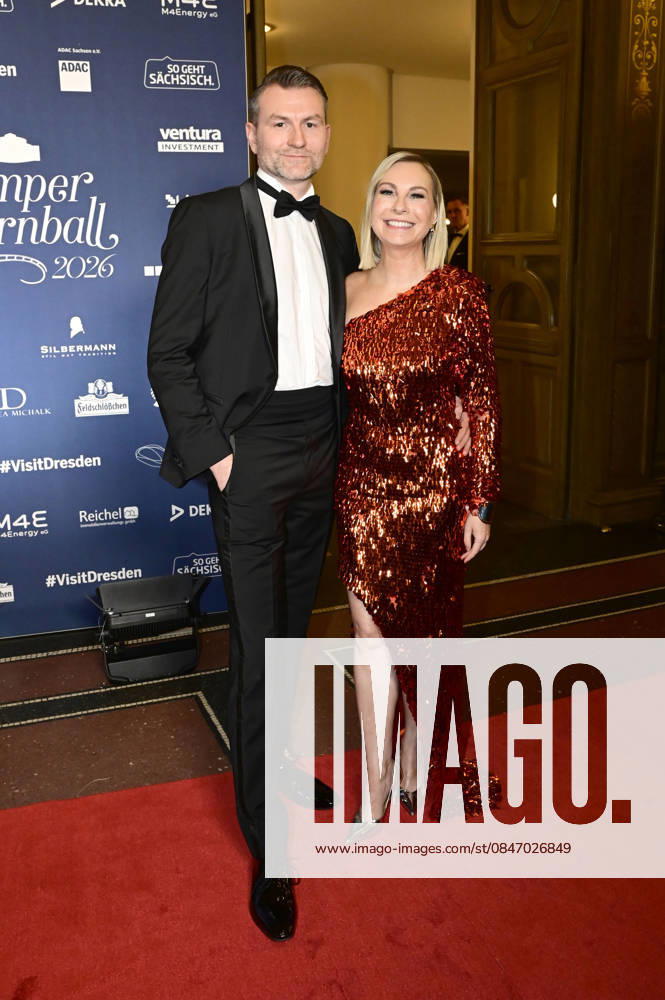 Susanne Klehn with partner Michael Heinz at the 18 SemperOperaball 2026 in the Semper Opera Dresden, 06 02 2026 Foto:xM.xWehnertx xFuturexImagex semperopernball_6218