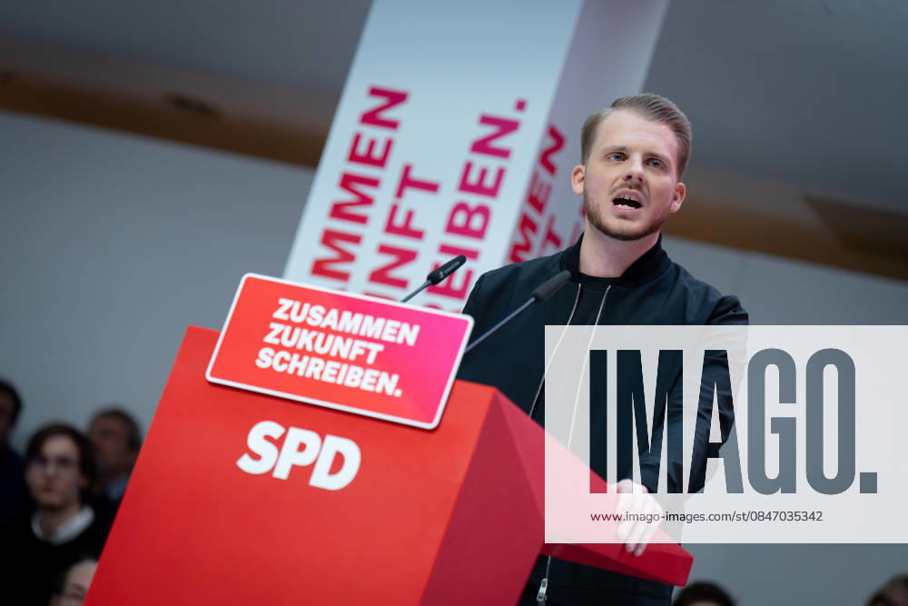 SPD, Willy Brandt Haus, Berlin, Annual kick-off meeting SPD, Willy Brandt Haus, Berlin, Annual kick-off meeting, Party Executive Committee, Writing the future together, Secretary General, Tim Klüssendorf Berlin Berlin GER