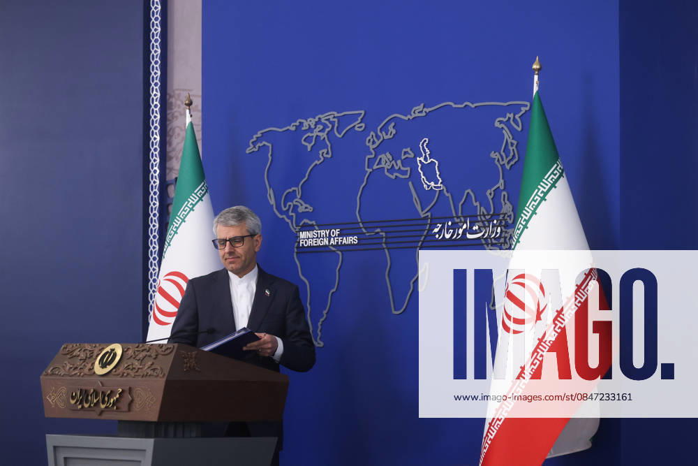 Weekly press conference by Foreign Ministry Spokesperson Esmaeil Baghaei in Tehran, Iran - 10 Feb 2026 Esmaeil Baghaei, Spokesperson of Foreign Ministry seen during his weekly press conference. Tehran Iran
