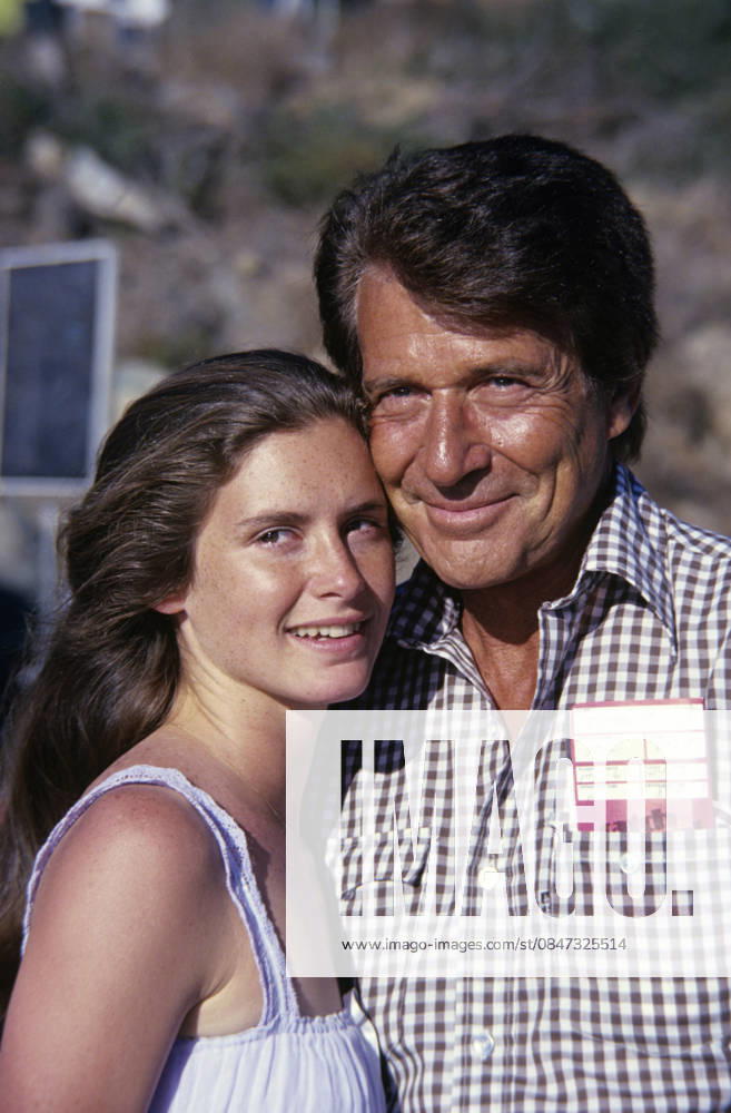 Efrem Zimbalist Jr. and his daughter Stephanie Zimbalist 1978