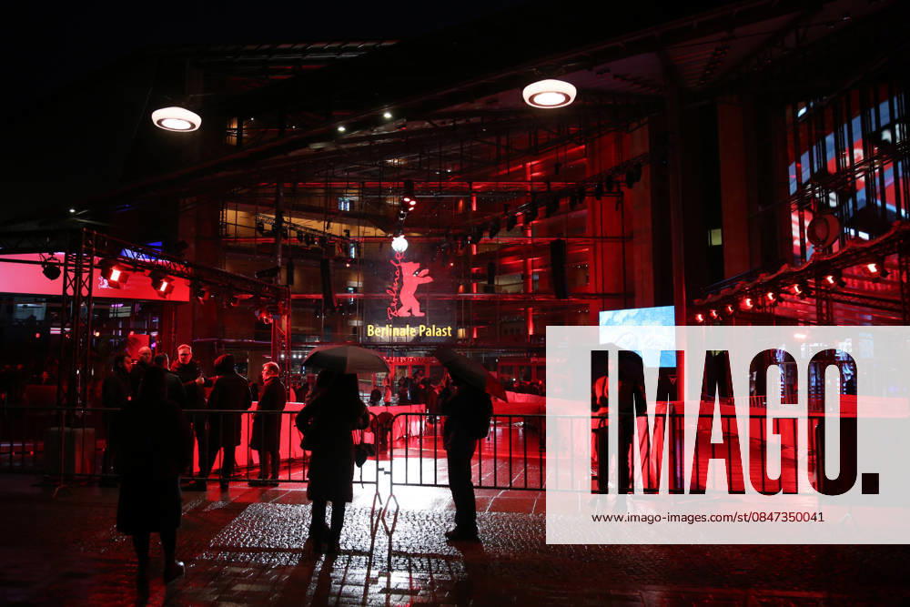 People stand in front of the Berlinale Palast ahead of the 76th Berlin International Film Festival (Berlinale) in Berlin. The festival runs from Feb. 12 to 22, 2026. Berlin Germany - ZUMAf146 20260211_zip_f146_002