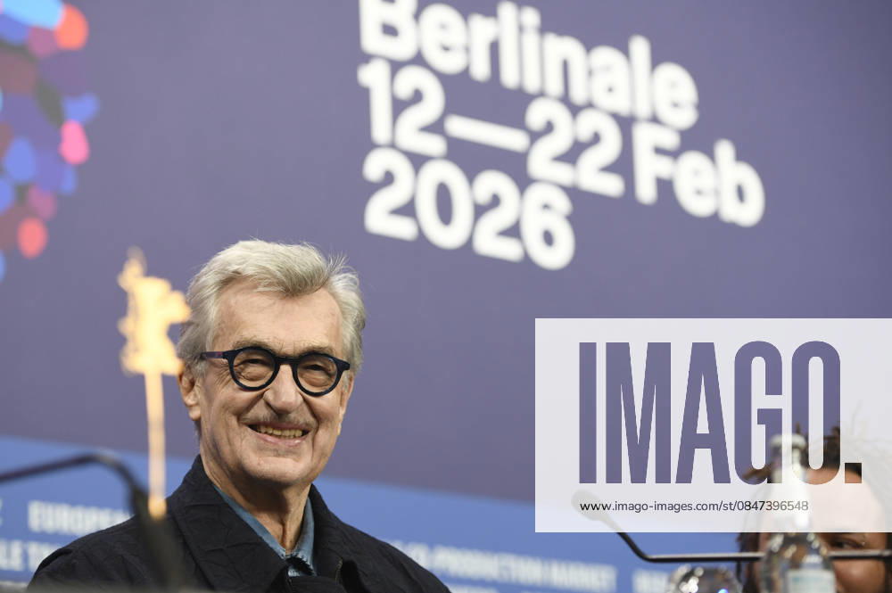 Wim Wenders at the press conference of the international jury at the Berlinale 2026 76 Berlin International Film Festival at the Hotel Grand Hyatt Berlin, 12 02 2026 Foto:xC.xNiehausx xFuturexImagex jury_6234