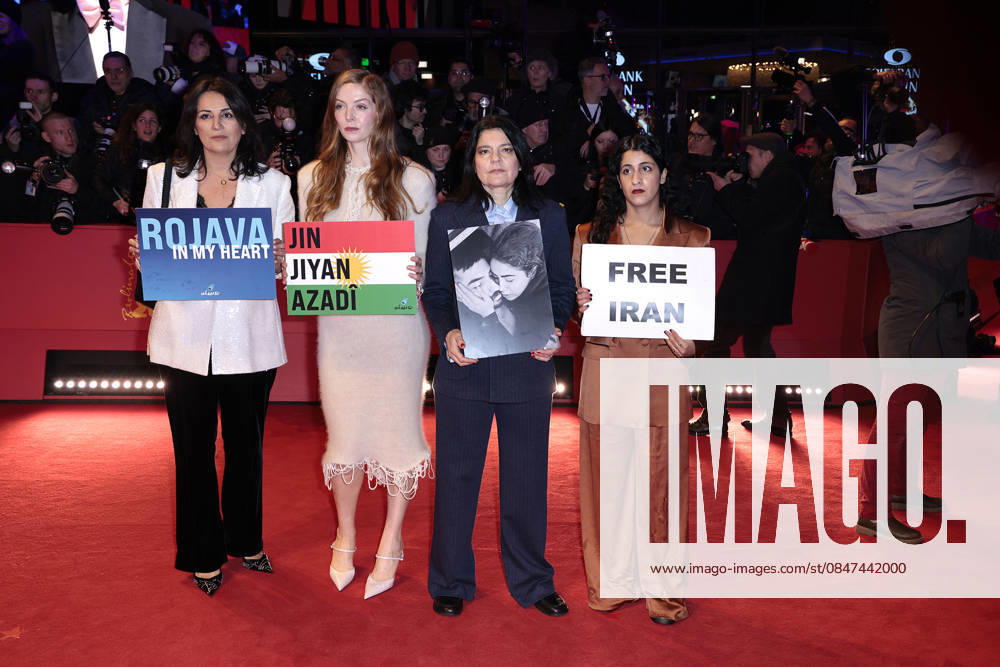 Duezen Tekkal, Pheline Roggan, Jasmin Tabatabai and Banafshe Hourmazdi at the opening of the 76th Berlinale International Film Festival with the No Good Men Film Premiere on 12 02 2026 in Berlin Berlinale Opening 2026 with the No Good Men Film Premiere in Berlin